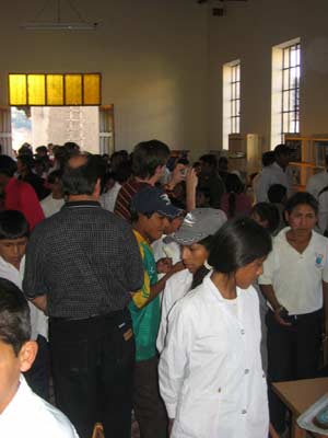 Full library A full library on opening day!